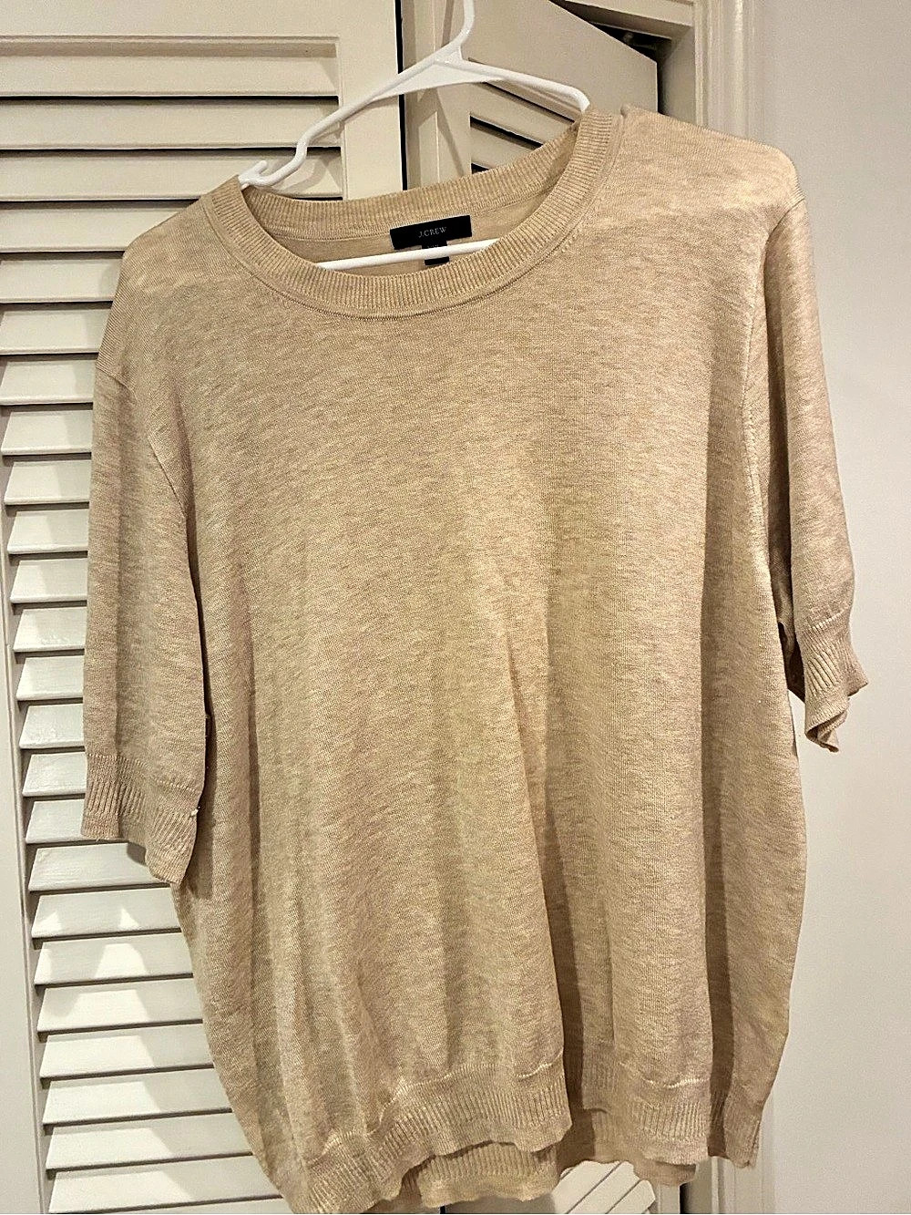 J.Crew Neck Sweater Beige XXL Like New